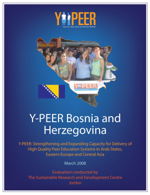 UNFPA - Final Evaluation of Y-PEER Project in Bosnia and Herzegovina