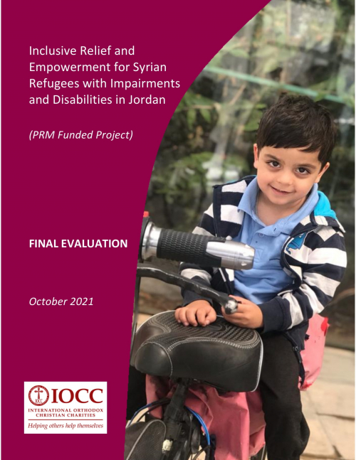 Inclusive Relief and Empowerment for Syrian Refugees with Impairments and Disabilities in Jordan (IOCC - PRM)