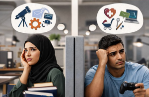 من الميول المهنية إلى التوظيف أو البحث عن عمل: استكشاف الفجوات بين الجنسين في المسارات المهنية